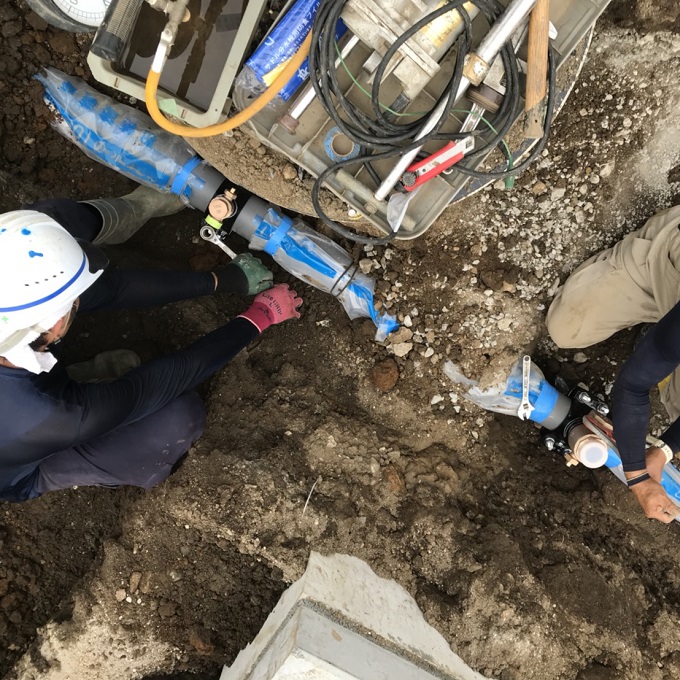 株式会社総栄｜水道工事の様子紹介写真２