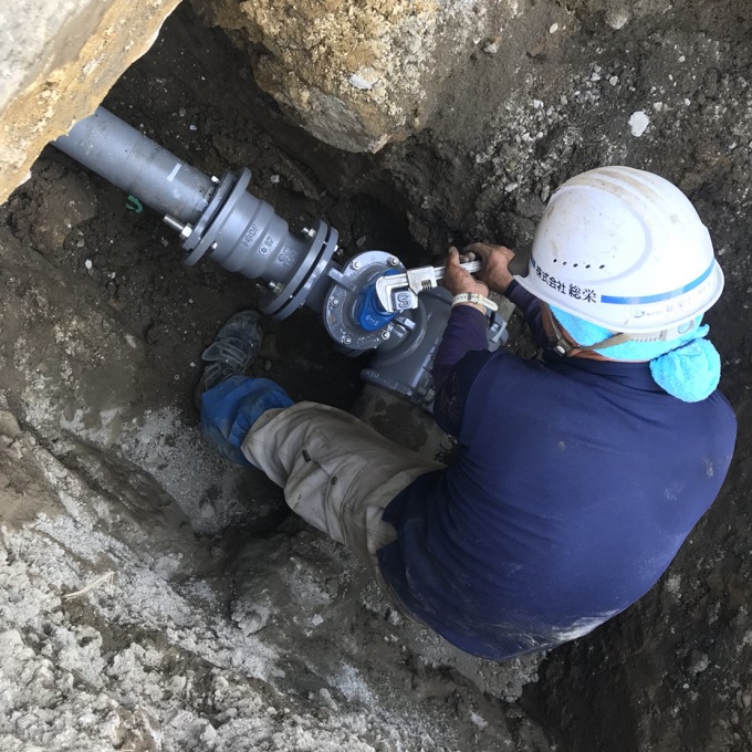 株式会社総栄｜水道工事の様子紹介写真４