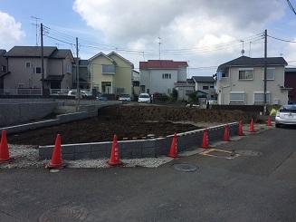 茅ケ崎市香川５棟造成工事｜造成工事｜株式会社総栄　施工実績イメージ１