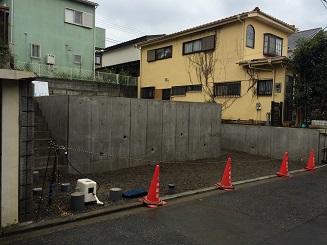 戸塚区南舞岡１棟宅造工事｜造成工事｜株式会社総栄　施工実績イメージ１