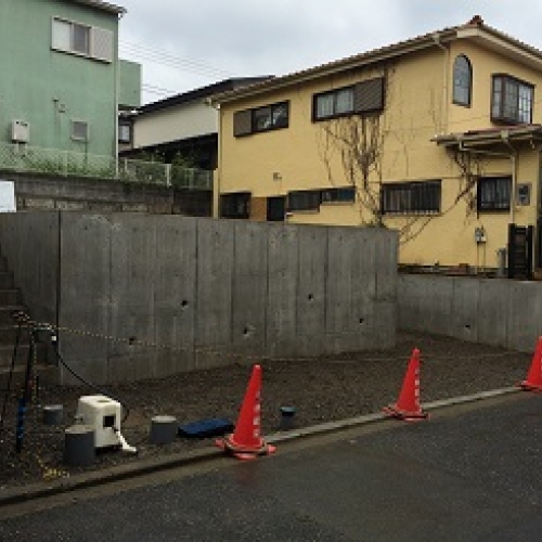 戸塚区南舞岡１棟宅造工事｜造成工事｜株式会社総栄　施工後