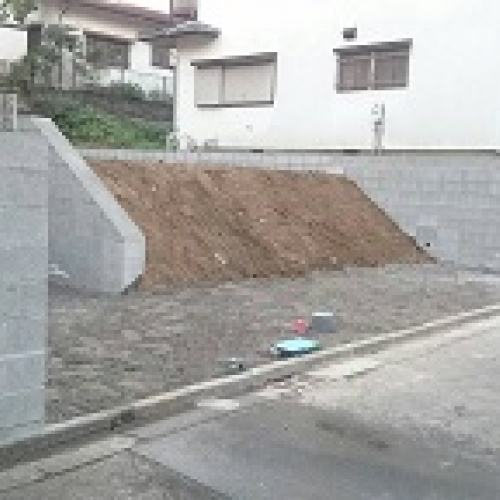 逗子市沼間１棟造成工事｜造成工事｜株式会社総栄　施工後