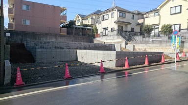 戸塚区前田町３棟造成工事｜造成工事｜株式会社総栄　施工実績イメージ１