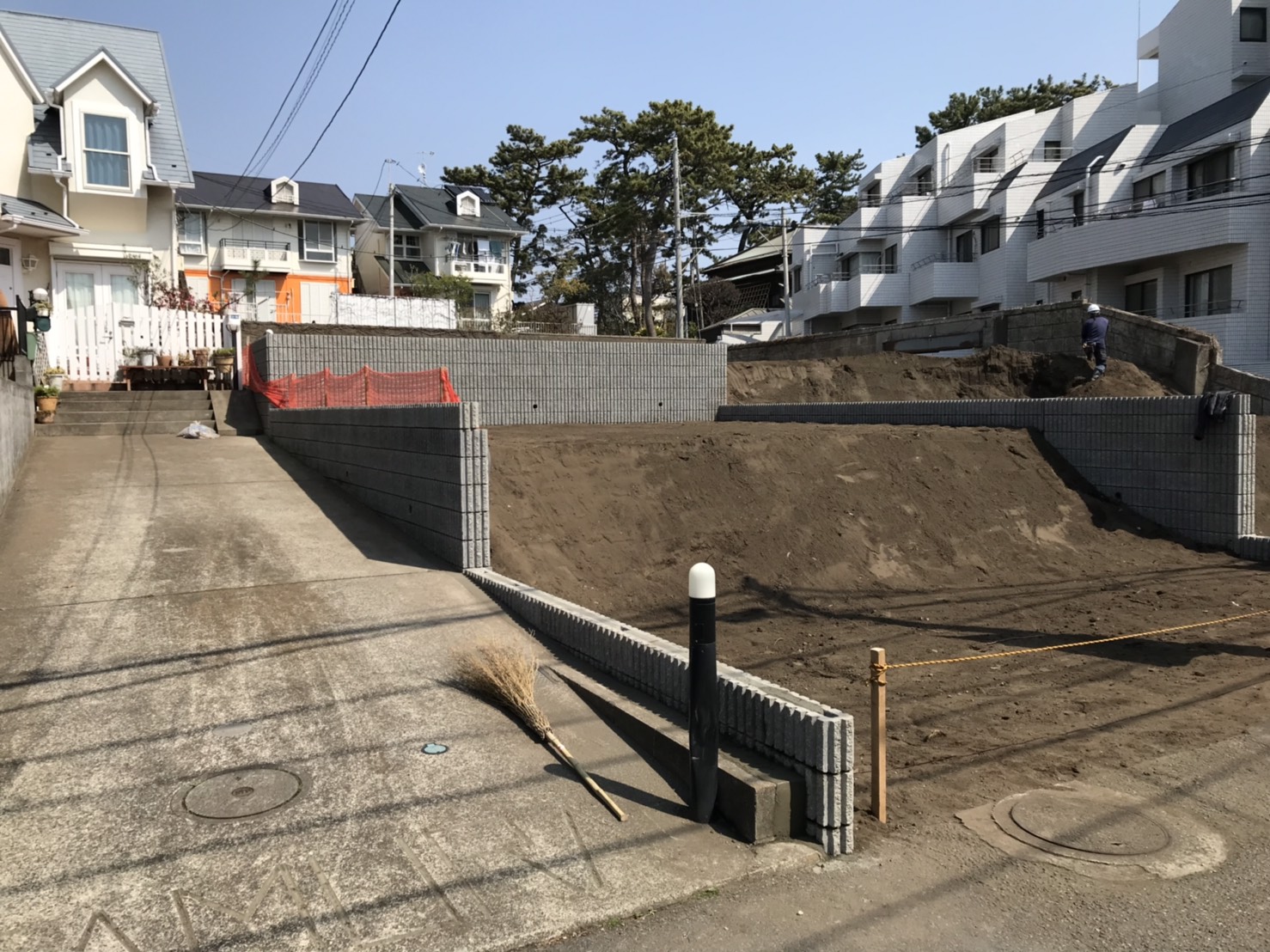 茅ヶ崎市中海岸1棟造成工事｜造成工事｜株式会社総栄　施工実績イメージ１