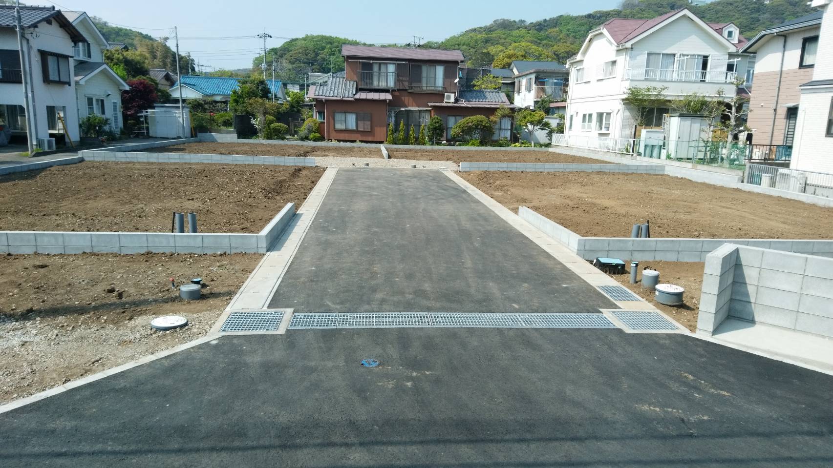 大磯町西小磯4棟開発工事｜開発工事｜株式会社総栄　施工実績イメージ１