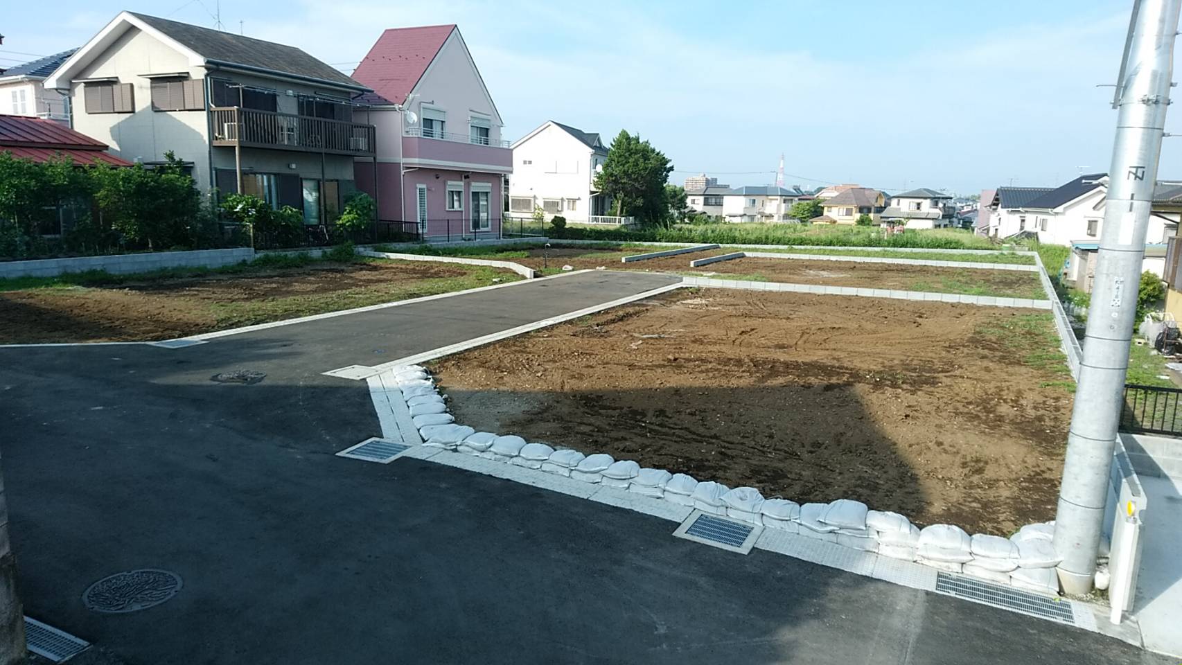 伊勢原市東大竹5棟開発工事｜開発工事｜株式会社総栄　施工実績イメージ１