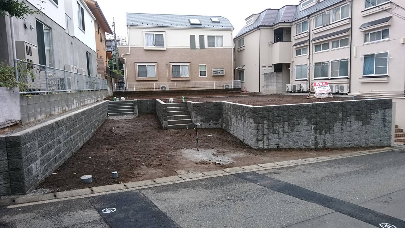旭区二俣川2棟造成工事｜造成工事｜株式会社総栄　施工実績イメージ１