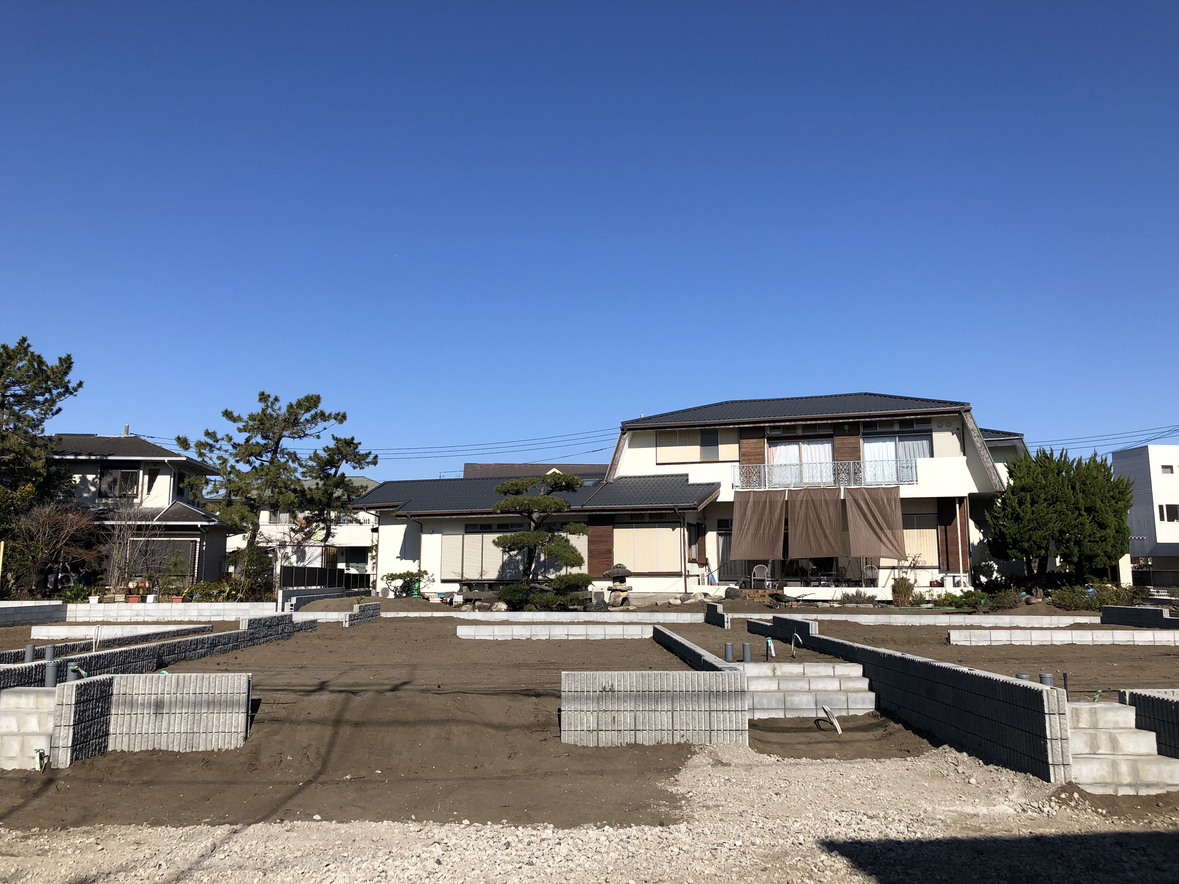 藤沢市辻堂東海岸３丁目６棟宅地造成工事｜造成工事｜株式会社総栄　施工実績イメージ１