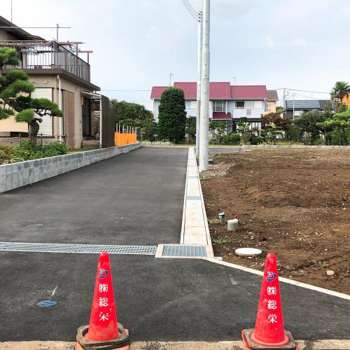 平塚市入野３棟開発工事｜開発工事｜株式会社総栄　施工前
