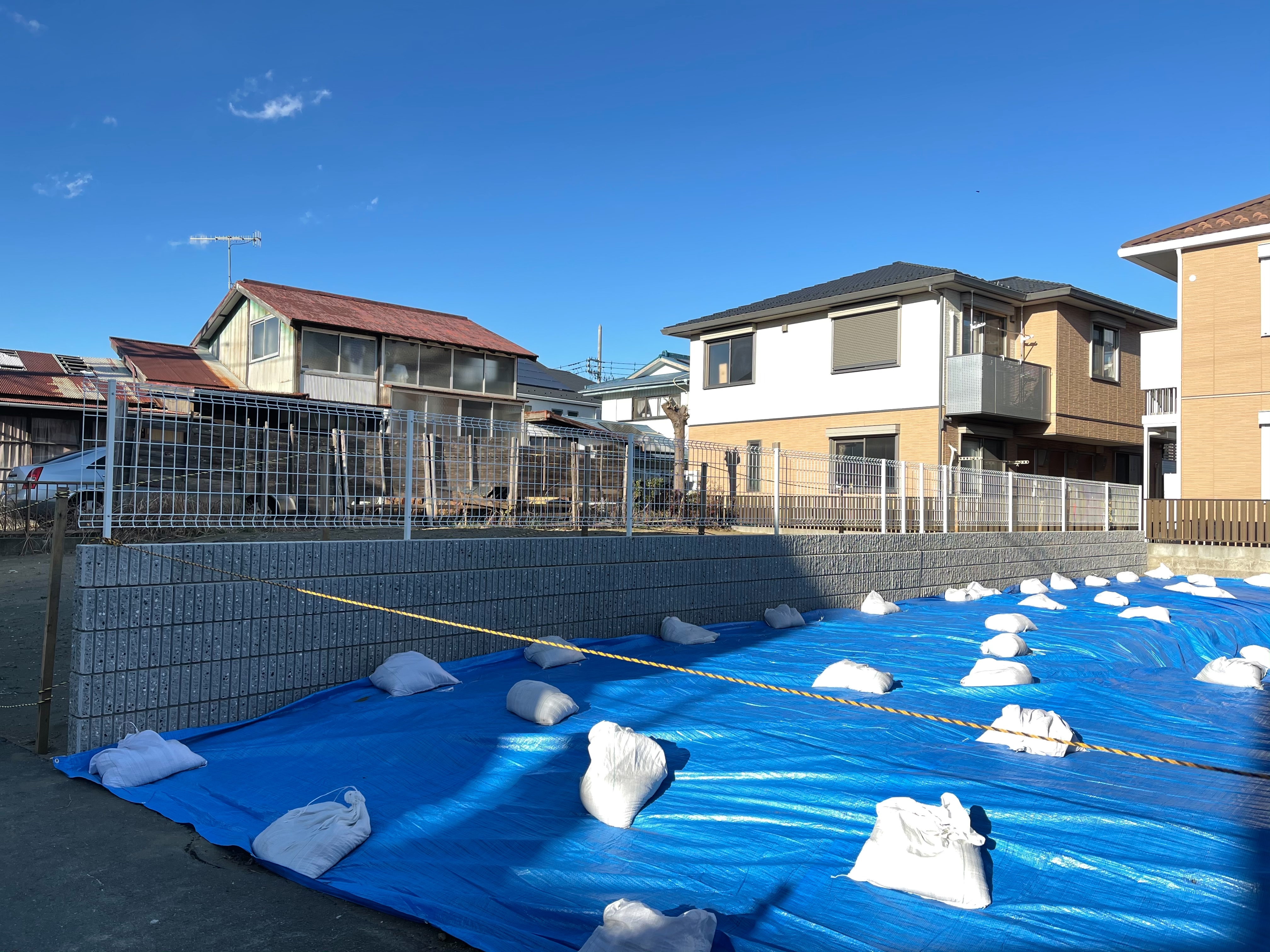 茅ヶ崎市本宿町２棟｜造成工事｜株式会社総栄　施工実績イメージ１