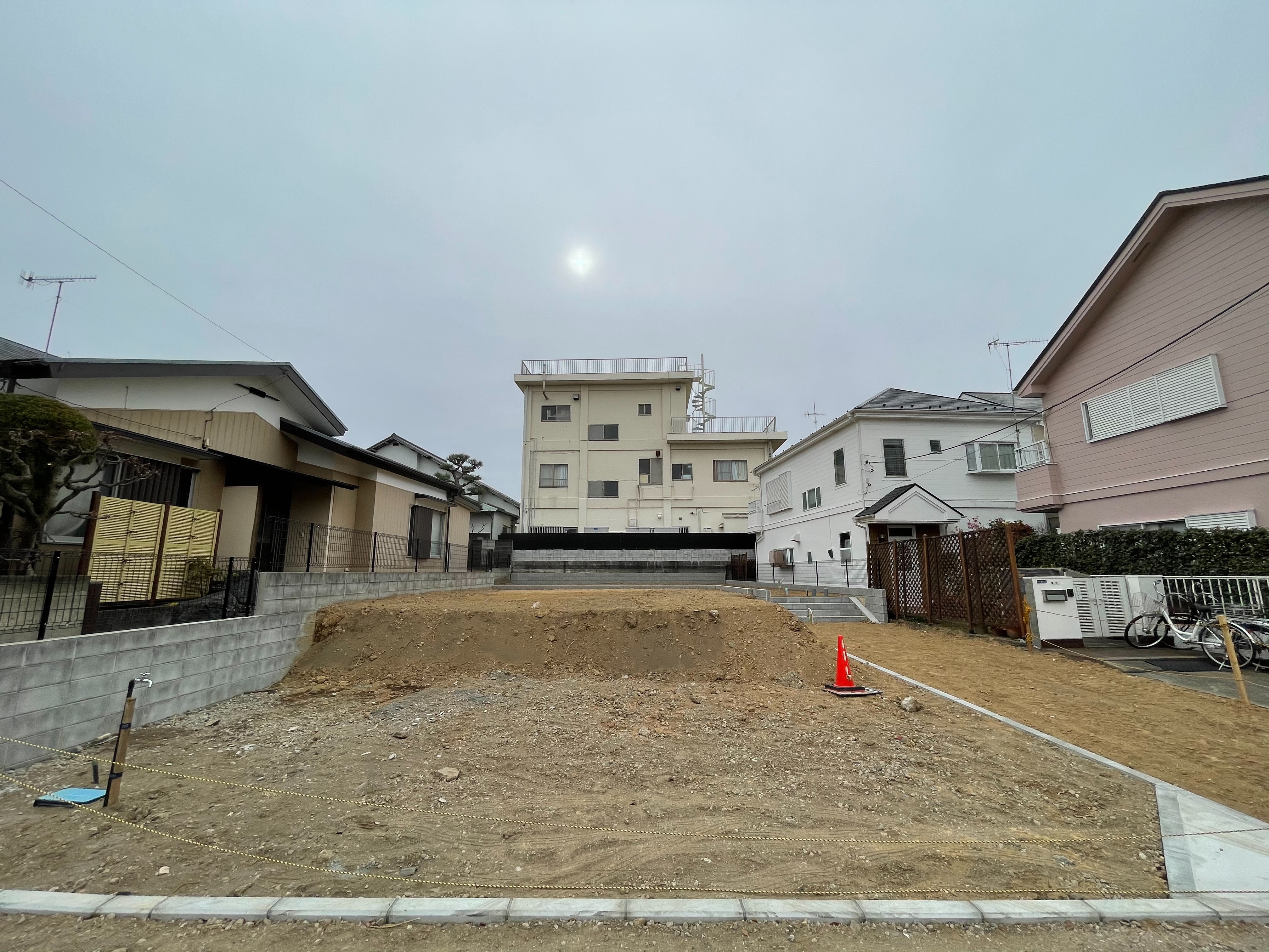 平塚市袖ヶ浜２棟｜造成工事｜株式会社総栄　施工実績イメージ１